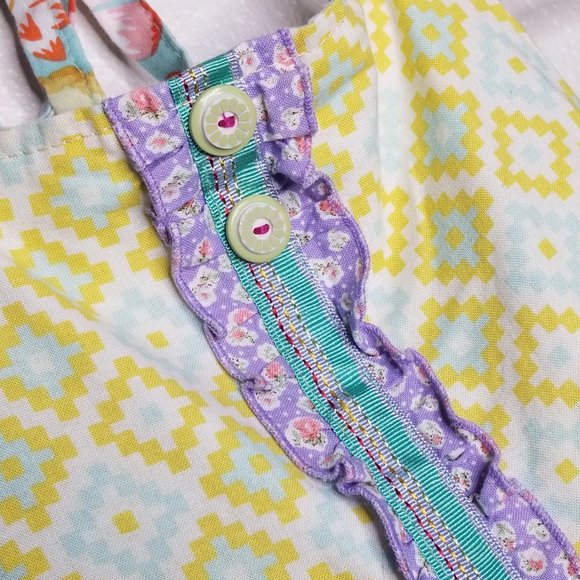 MATILDA JANE Size 8 PLATINUM Song Birds Ellie Sun Dress Girls Floral #2942 - Picture 4 of 8